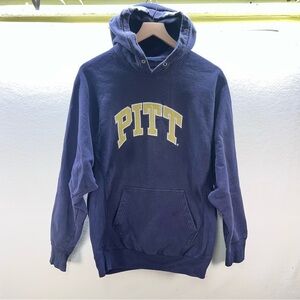 Pitt Panthers Steve & Barry’s Heavyweight Hoodie‎ Men’s S Navy Nice 2900